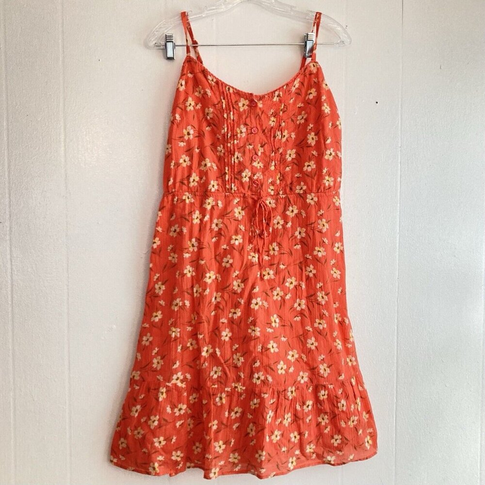 Old Navy Summer Sundress Cottagecore Floral Print Dress Spaghetti Straps Lined S - Picture 1 of 10